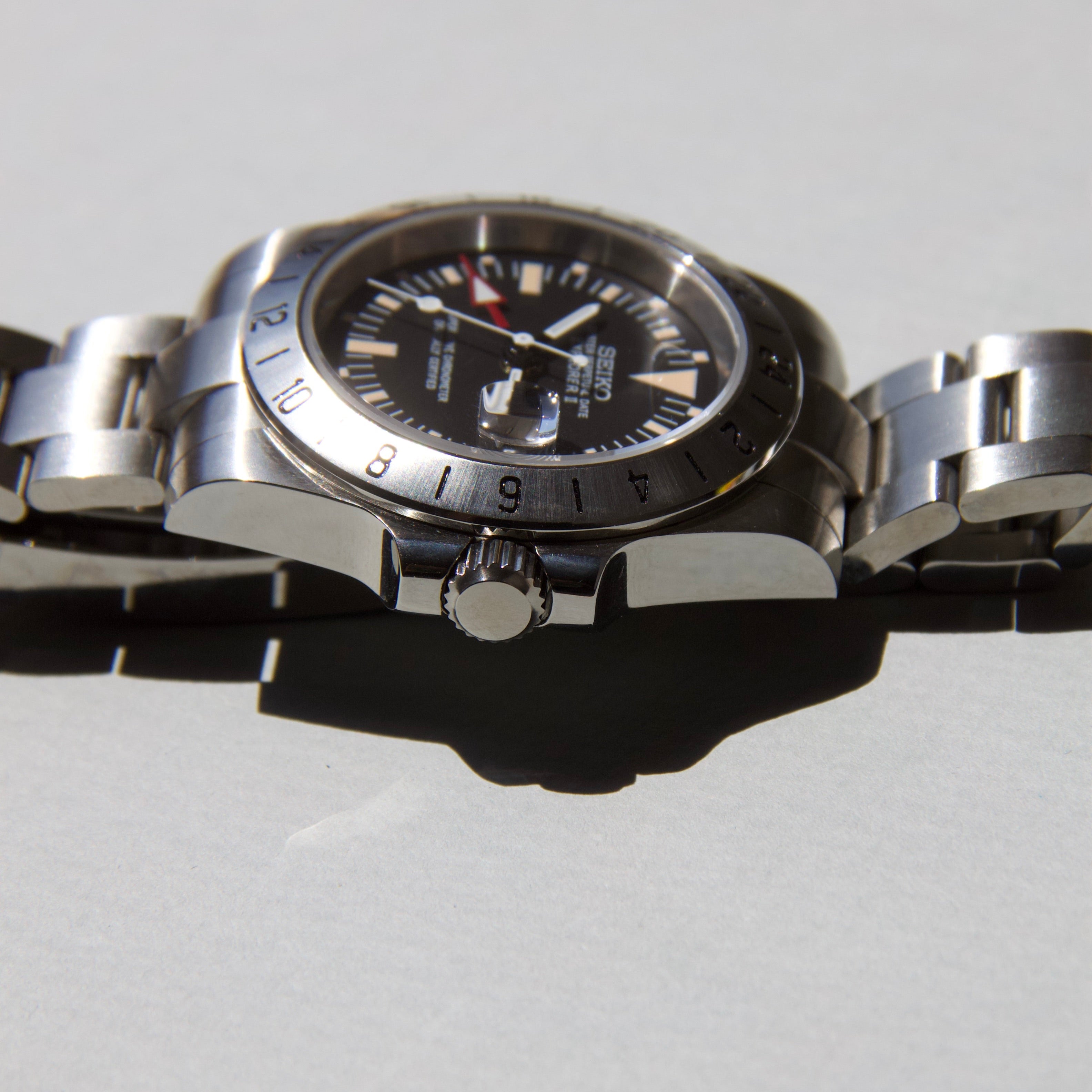 Seiko Explorer II Tribute Automatic Vintage Watch Custom Mob