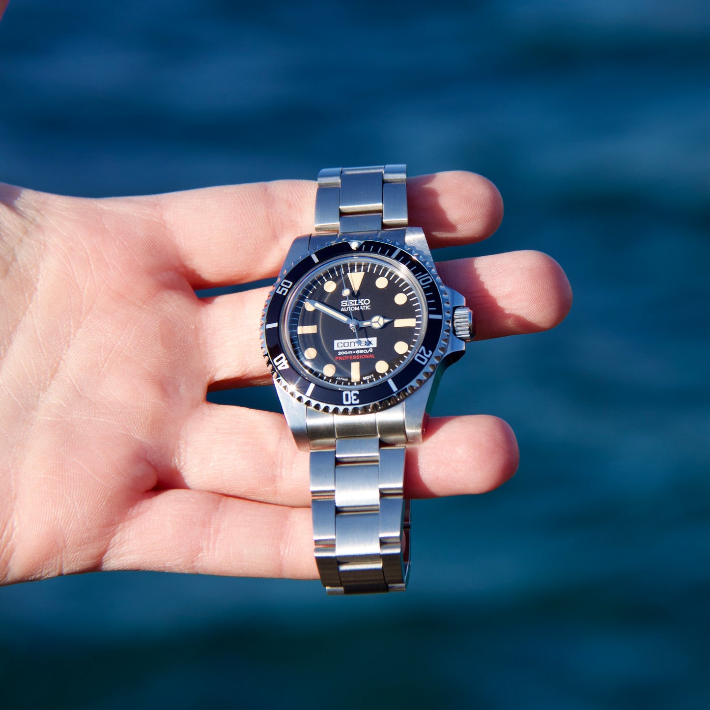 Seiko Vintage Submariner 5513 COMEX dial Automatic Diver Watch