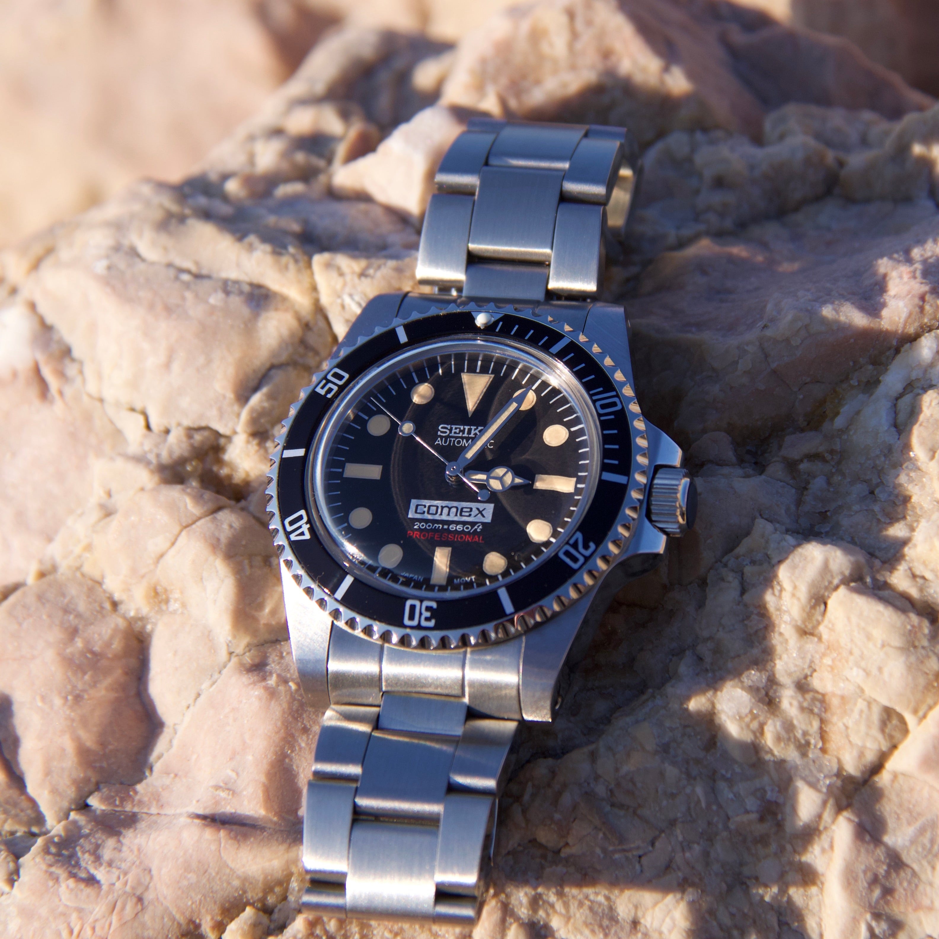 Seiko Vintage Submariner 5513 COMEX dial Automatic Diver Watch