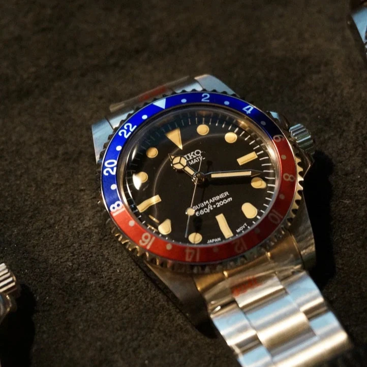 Montre Vintage Seiko Hommage Pepsi automatic NH35