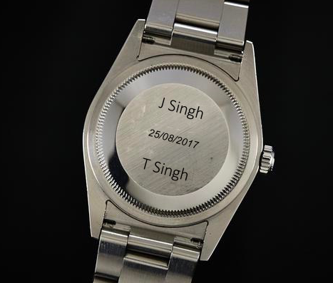 Gravure montre