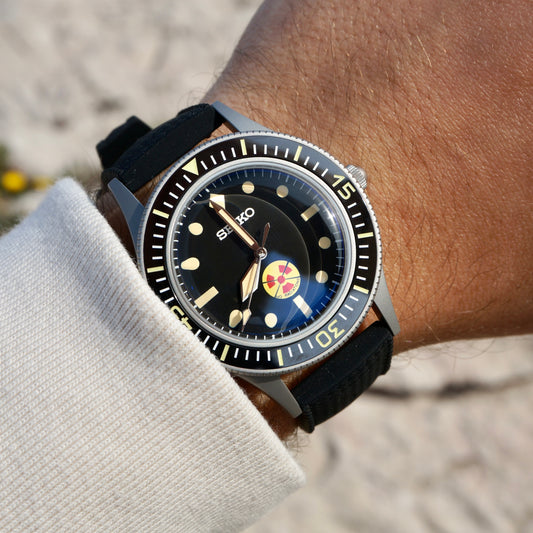 Seiko fifty radiation homage automatic diver watch