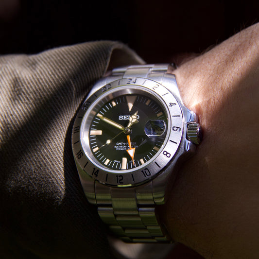 Seiko Explorer II Tribute Automatic vintage Watch Custom Mob