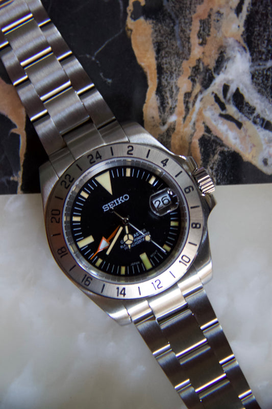 Seiko Explorer II Tribute Automatic vintage Watch Custom Mob
