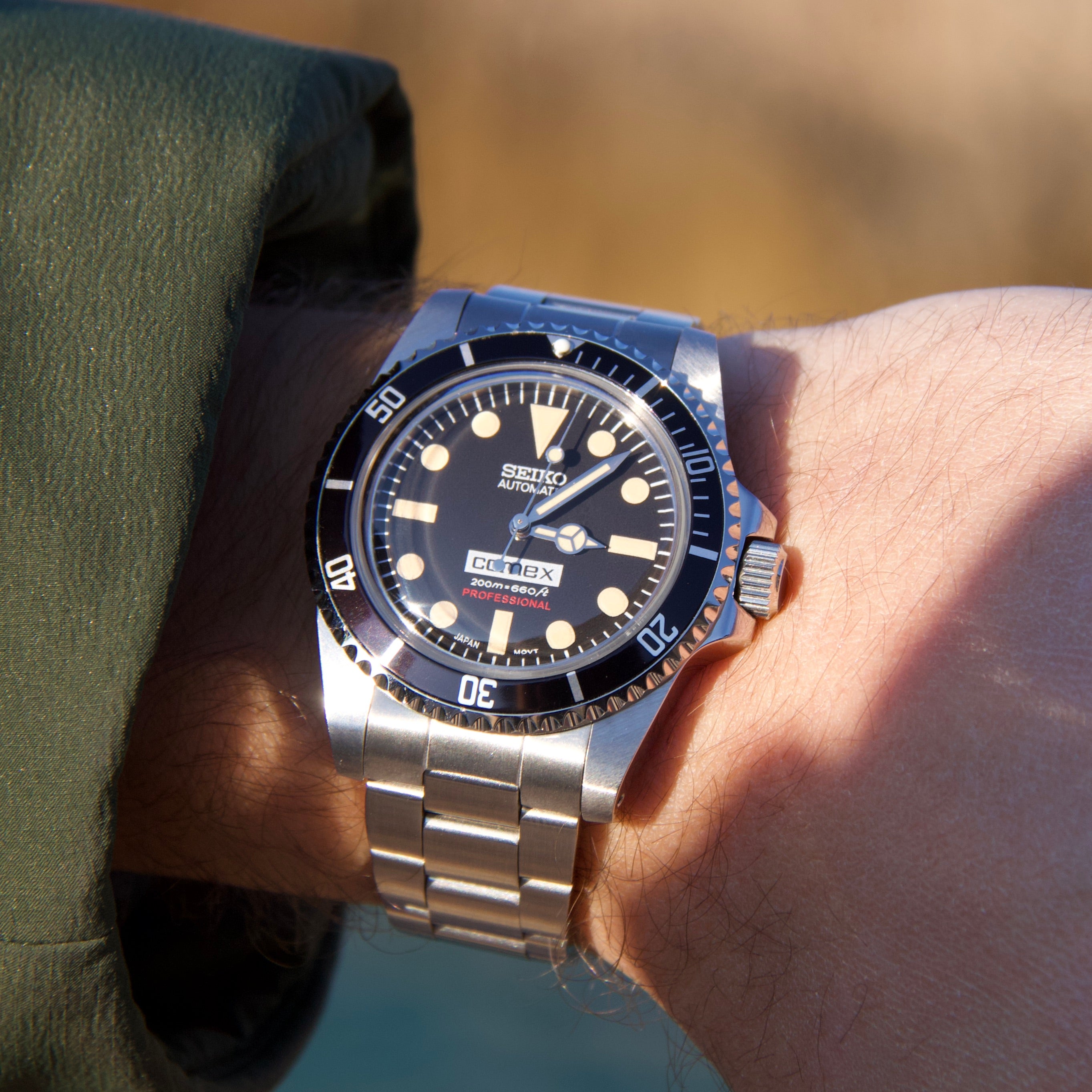 Seiko Vintage Submariner 5513 COMEX dial Automatic Diver Watch