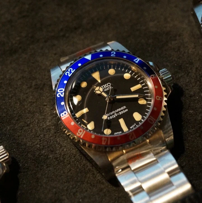 Montre Vintage Seiko Hommage Pepsi automatic NH35
