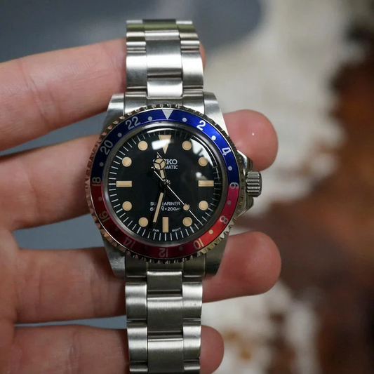 Montre Vintage Seiko Hommage Pepsi automatic NH35