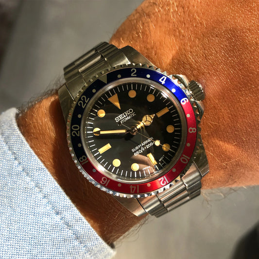 Montre Vintage Seiko Hommage Pepsi automatic NH35