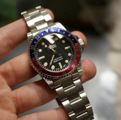 Montre Vintage Seiko Hommage Pepsi automatic NH35