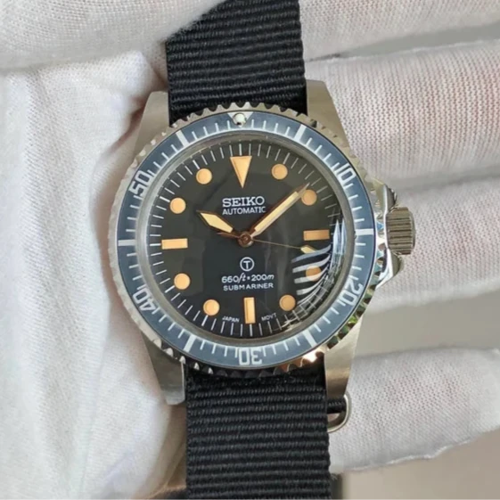Milsub  5517 (Military Submariner)  Homage Mod Watch